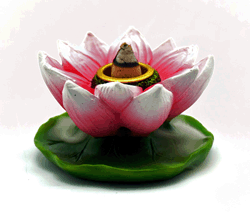 Lotus Flower Back Flow Incense Burner